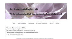 Desktop Screenshot of drjeanettegallagher.com